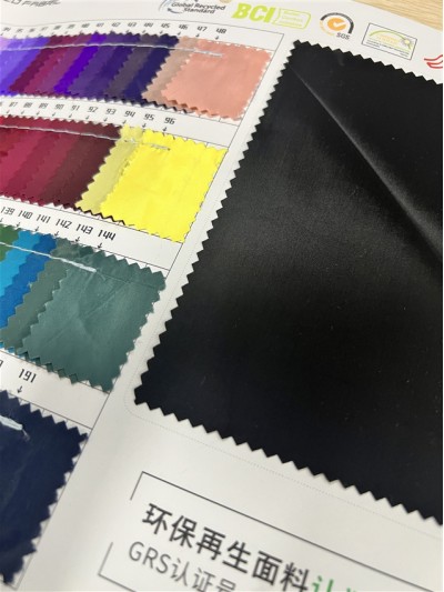 GZ-TY  再生記憶布 單布 工藝：抗靜電+抗皺+RPET   成分：100%P  幅寬：153CM    細節-2